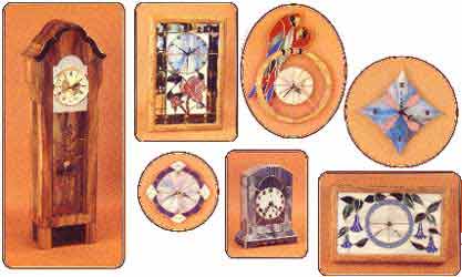 Stained Glass Clock Patterns