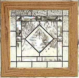 Clear Hammered Stained Glass Sheets