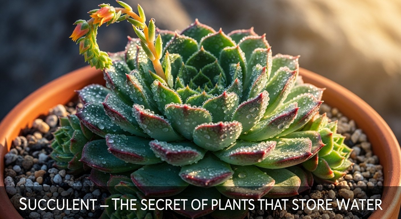 Suçculent – The Secret of Plants That Store Water