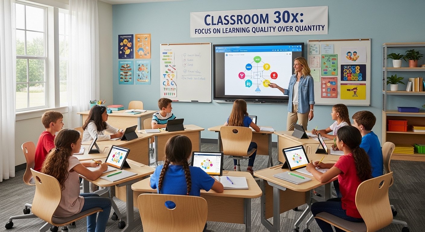 Classroom 30x: Focus on Learning Quality Over Quantity