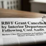 RBFF Grant Cancelled by Interior Department Following Cost Audit