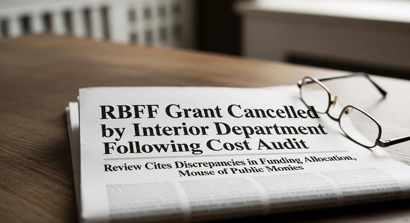 RBFF Grant Cancelled by Interior Department Following Cost Audit