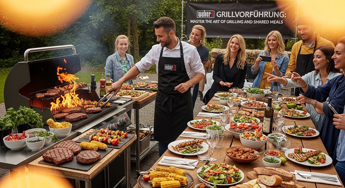 Weber Grillvorführung: Master the Art of Grilling and Shared Meals