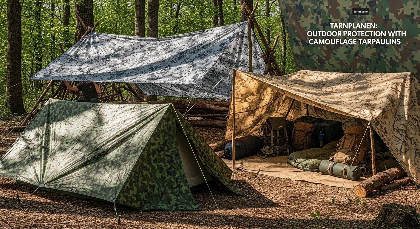 Tarnplanen: Outdoor Protection With Camouflage Tarpaulins